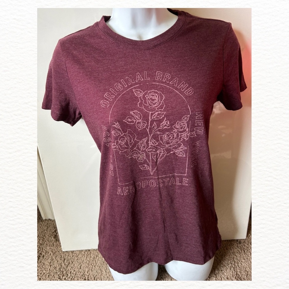 𝐀𝐄𝐑𝐎 • Classic Crew #burgundy